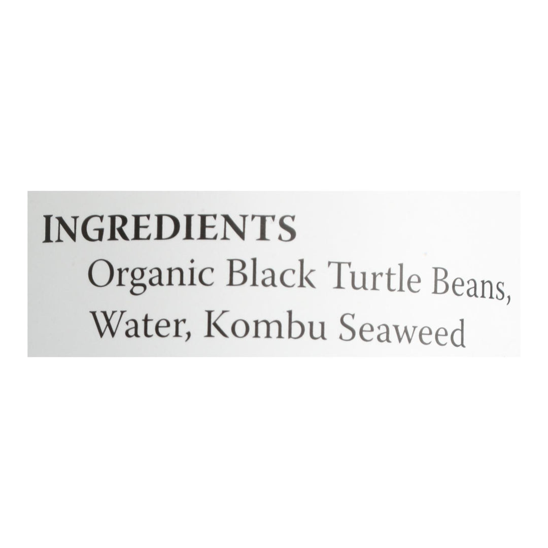 Eden Foods Organic Black Beans - Case Of 12 - 15 Oz. - Maras Green