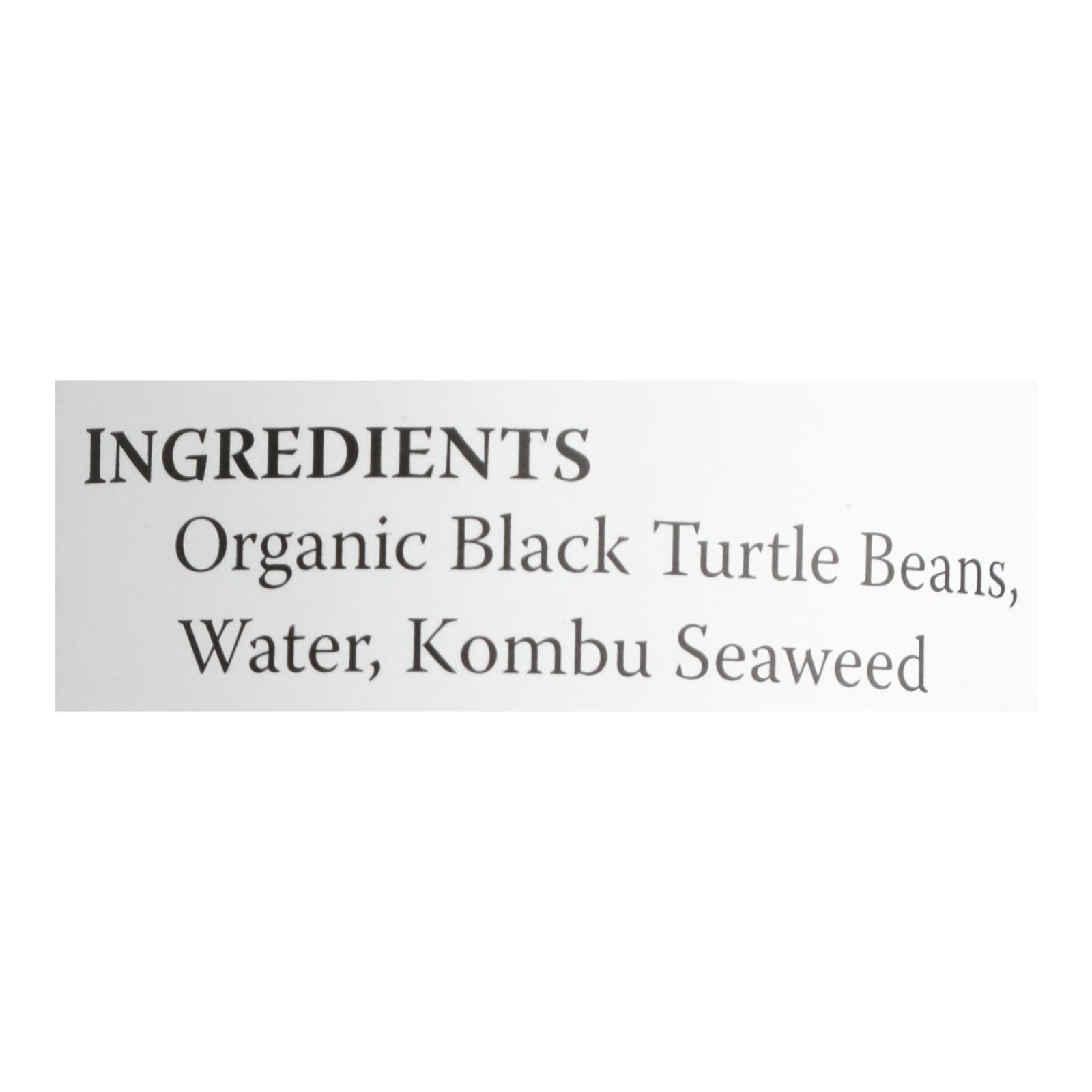 Eden Foods Organic Black Beans - Case Of 12 - 15 Oz. - Maras Green