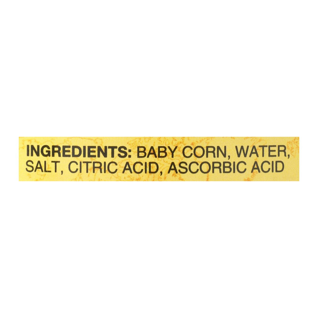 Reese - Baby Corn On The Cob - Case Of 12 - 15 Oz - Maras Green