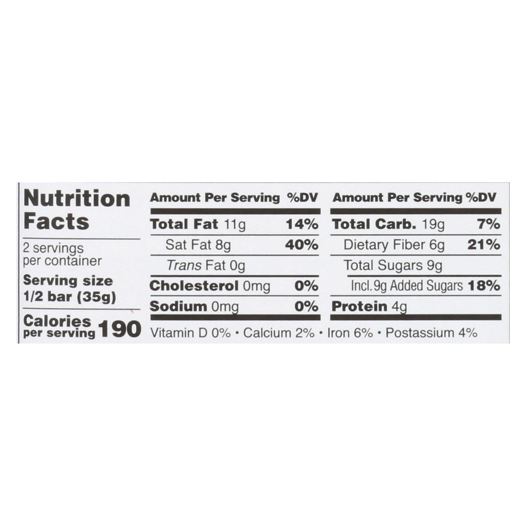 Taza Chocolate Stone Ground Organic Dark Chocolate Bar - Raspberry Crunch - Case Of 10 - 2.5 Oz. - Maras Green