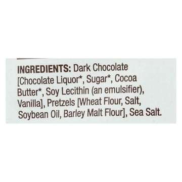Bark Thins Dark Chocolate - Pretzel With Sea Salt - Case Of 12 - 4.7 Oz. - Maras Green
