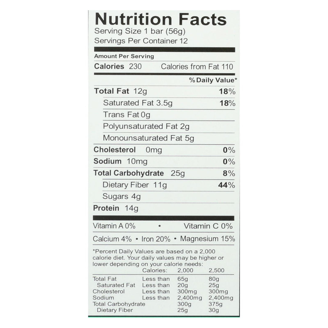 Aloha - Plt Protein Bar Chocolate Mint - Case Of 12 - 1.98 Oz - Maras Green