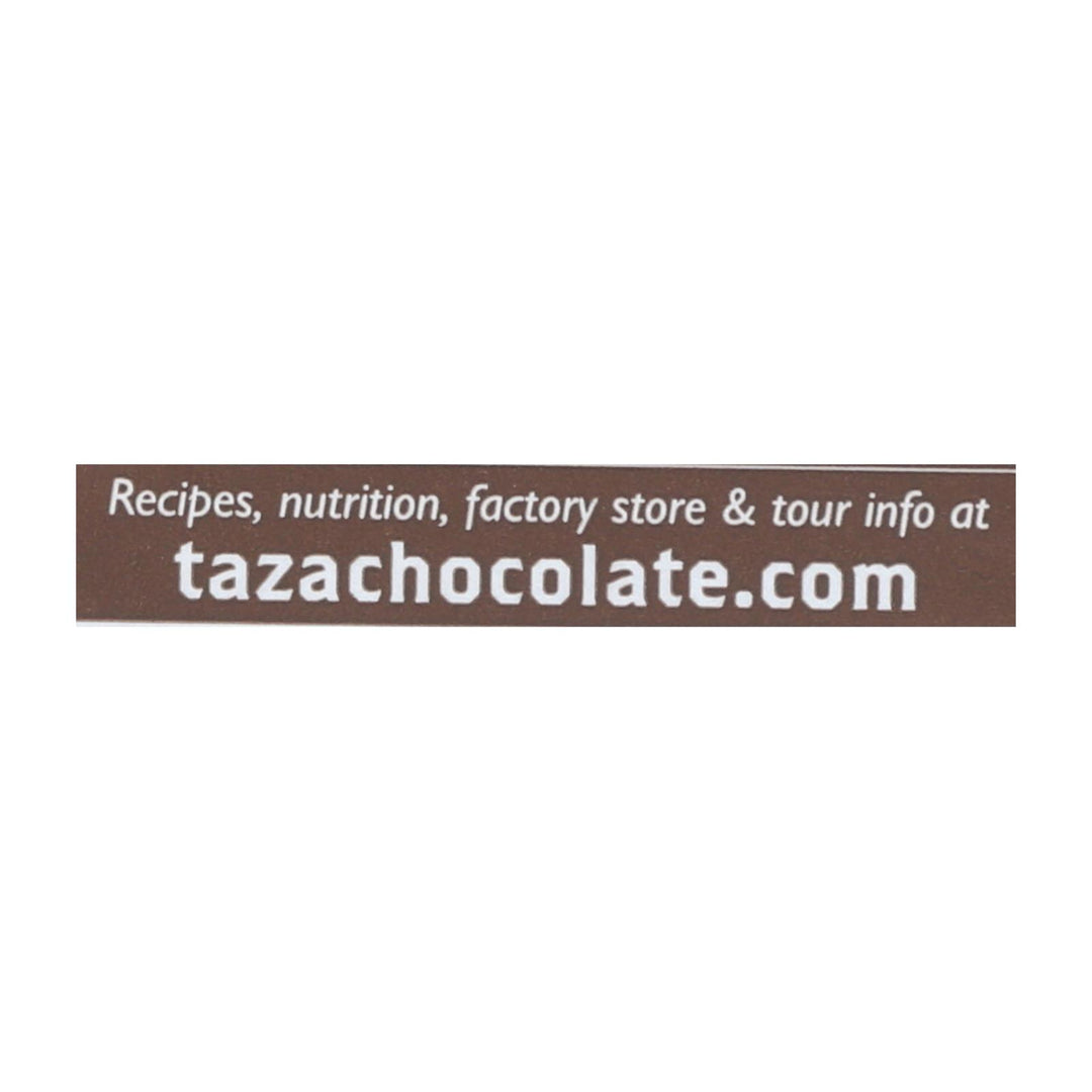 Taza Chocolate Organic Chocolate Mexicano Discs - Super Dark - Case Of 12 - 2.7 Oz. - Maras Green