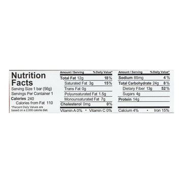 Aloha (bars) Peanut Butter Chocolate Chip - Case Of 12 - 1.9 Oz - Maras Green