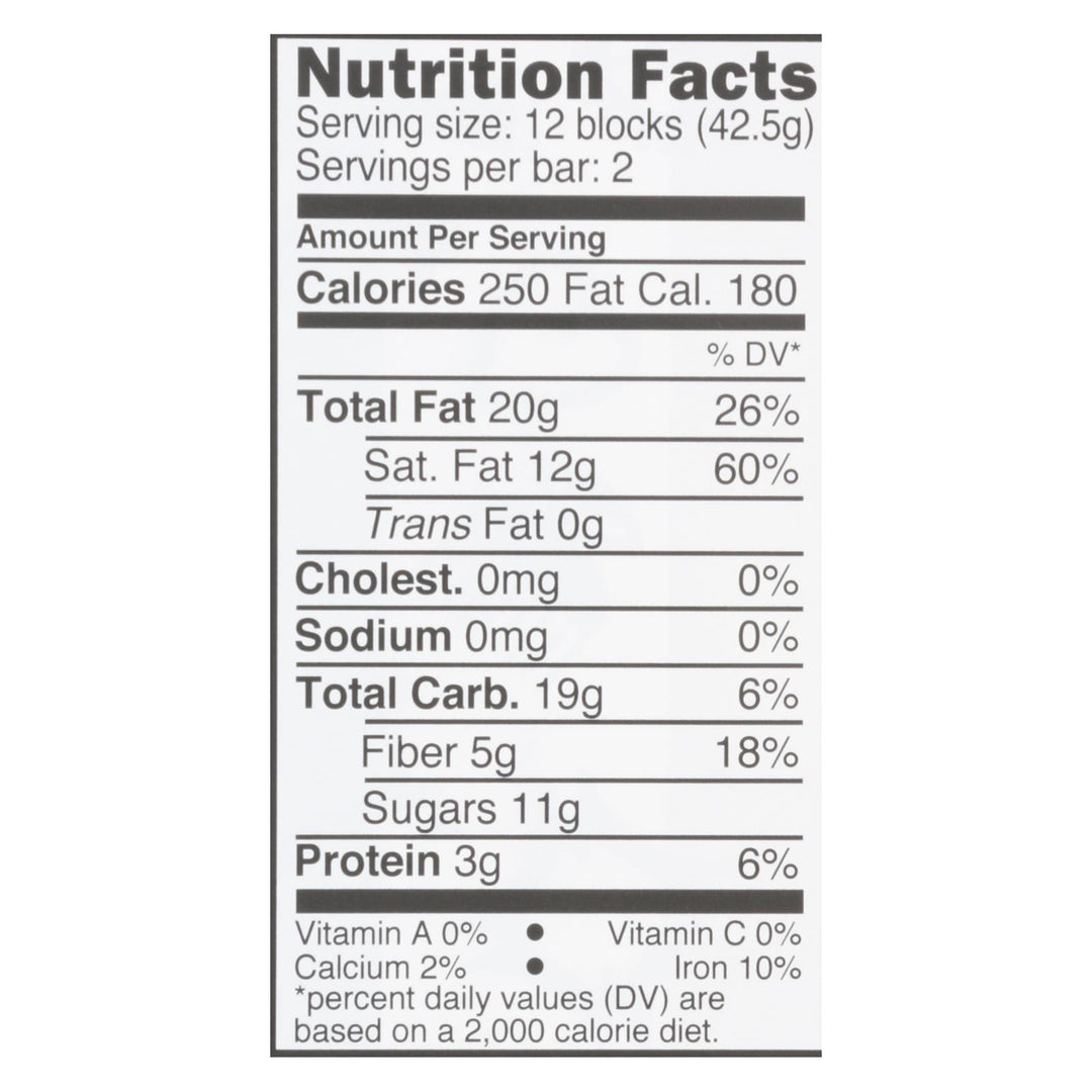 Divine - Bar Chocolate Dark 70% Cocoa - Case Of 12 - 3 Oz - Maras Green