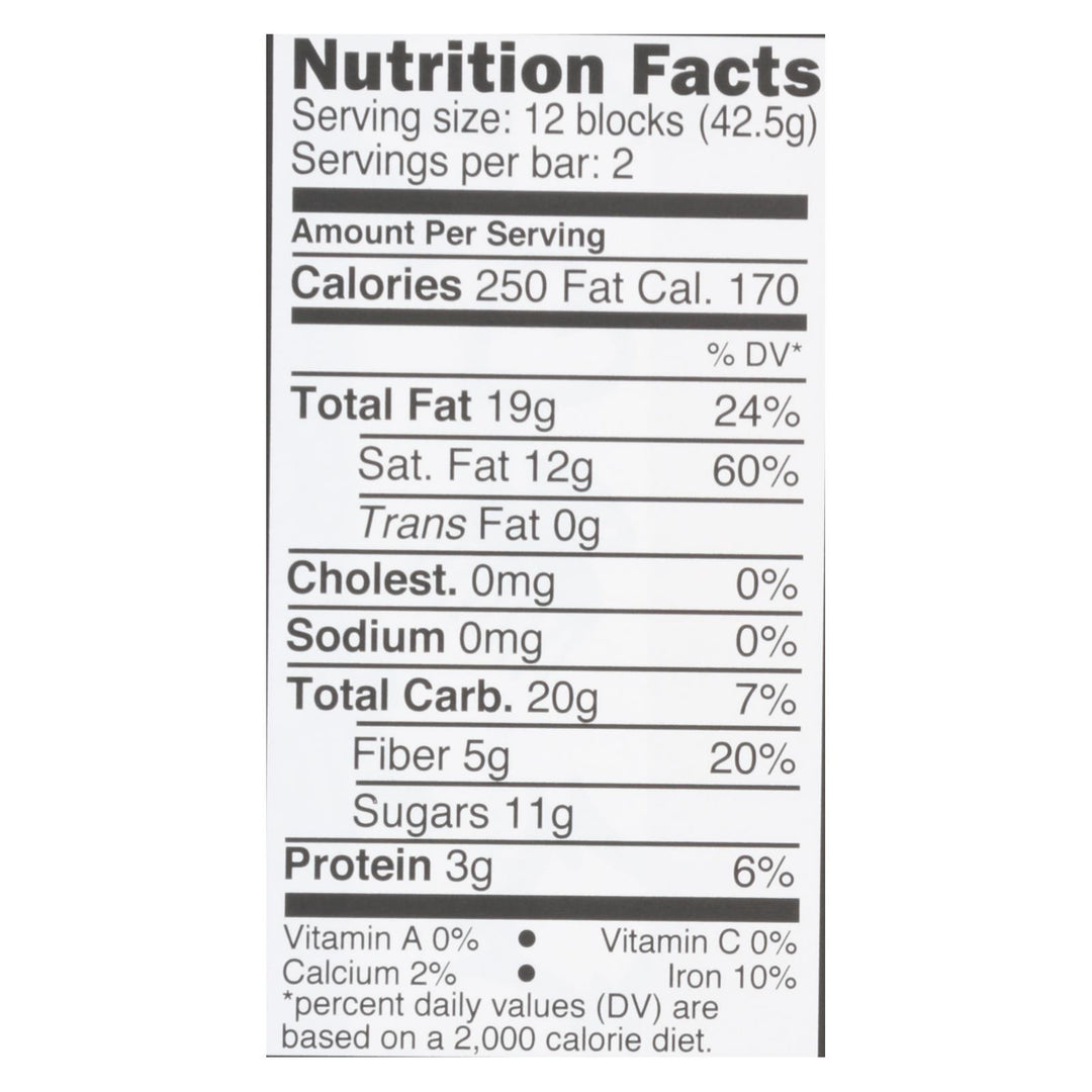 Divine - Bar Dark Chocolate W/raspberry - Case Of 12 - 3 Oz - Maras Green