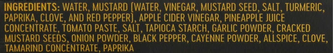 Noble Made - Sauce Barbecue Mustard Low - sugar - Case Of 6 - 13 Ounce - Maras Green