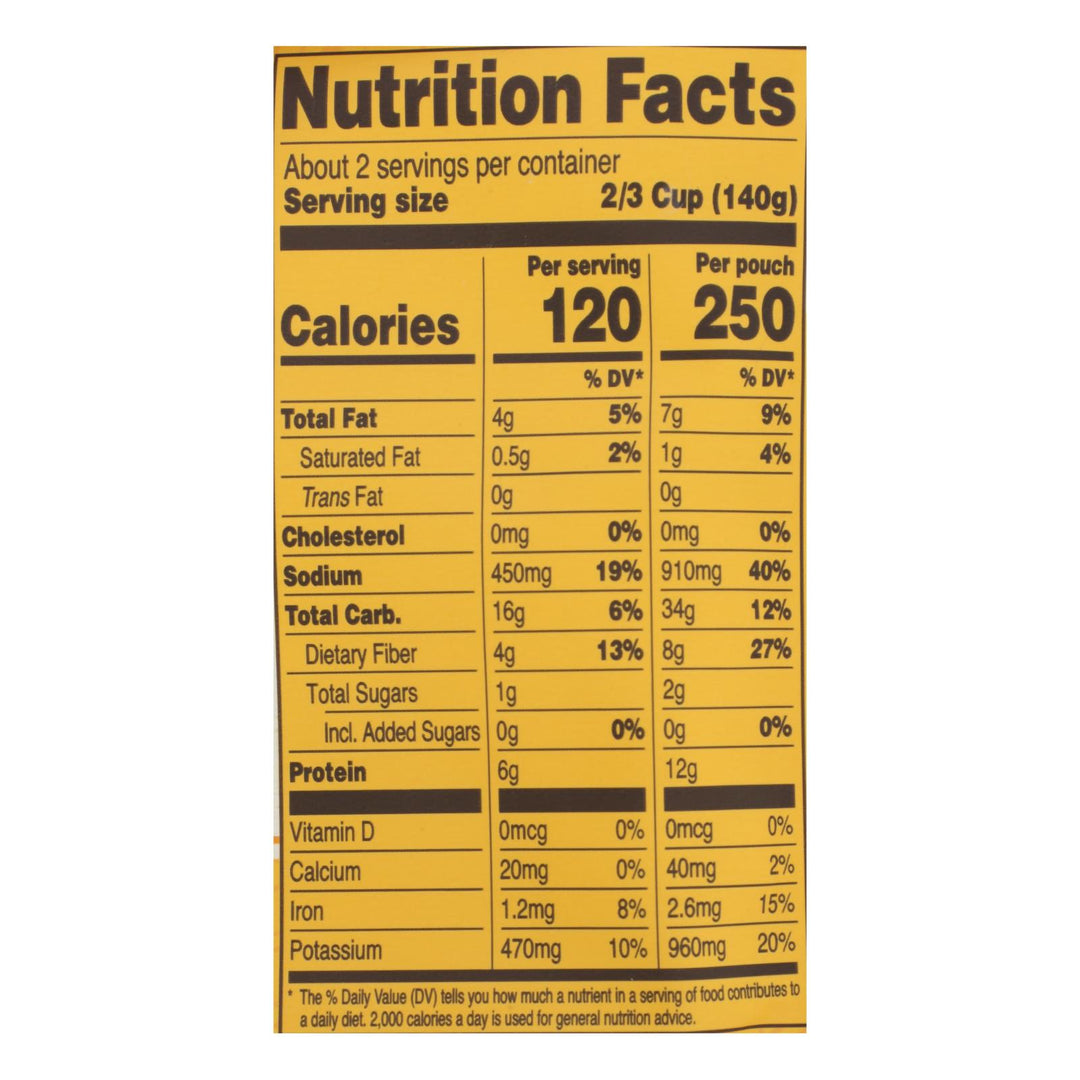 Tasty Bite - Lentils Organic Spicy Tomato And Red Chili Curry - Case Of 6 - 10 Ounces - Maras Green