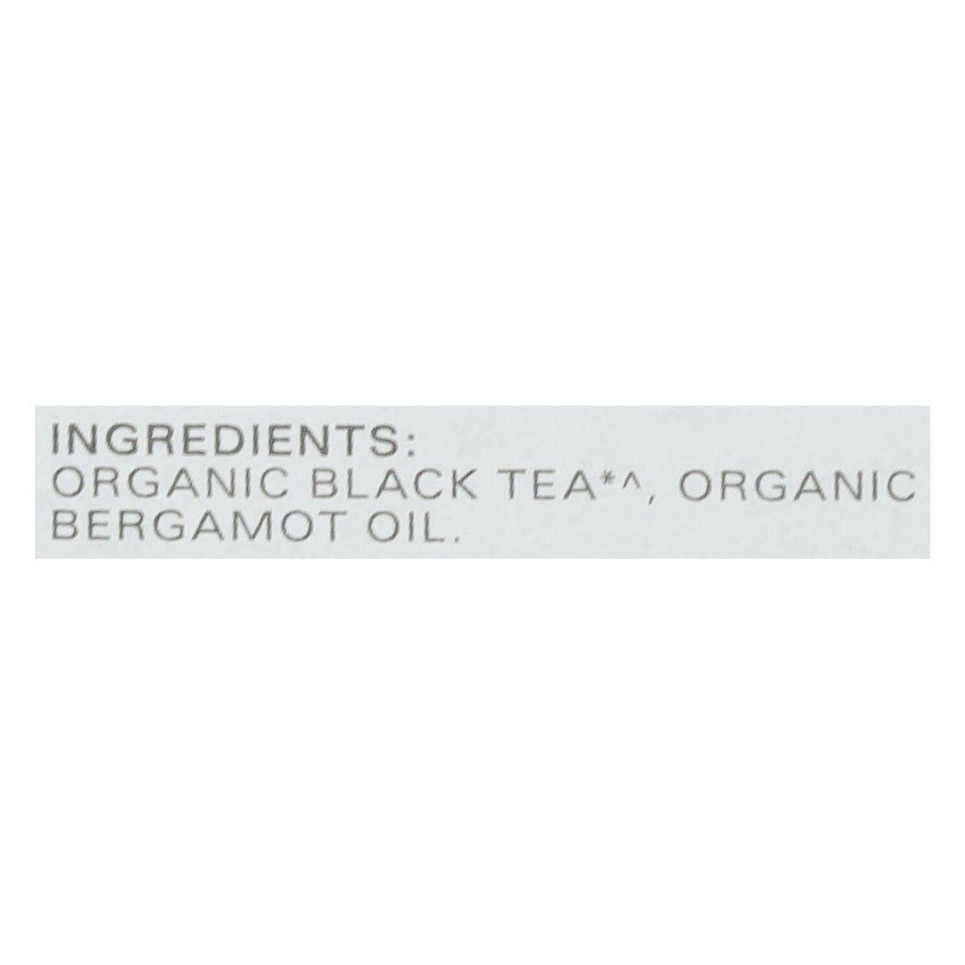 Tazo Tea - Tea Organic Black Earl Grey - Case Of 6 - 16 Bags - Maras Green