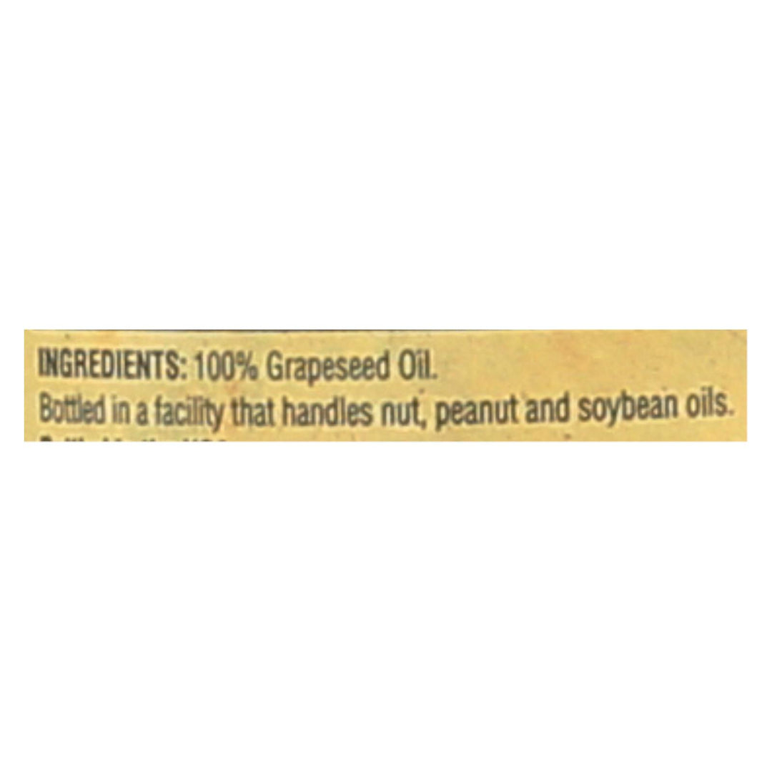 Napa Valley Naturals Grapeseed Oil - Case Of 12 - 25.4 Fl Oz. - Maras Green