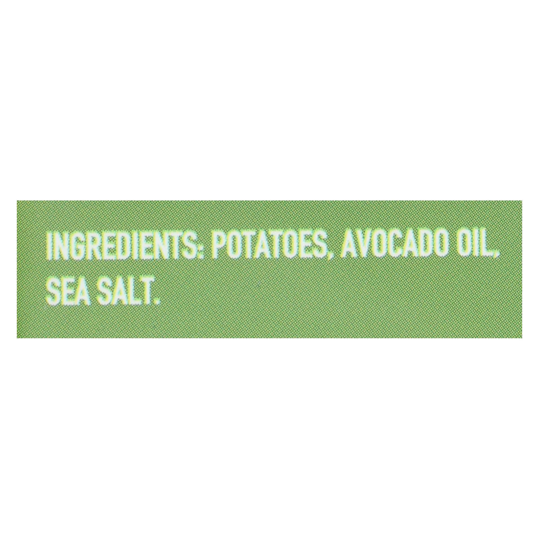 Boulder Canyon - Avocado Oil Canyon Cut Potato Chips - Sea Salt - Case Of 12 - 5.25 Oz. - Maras Green