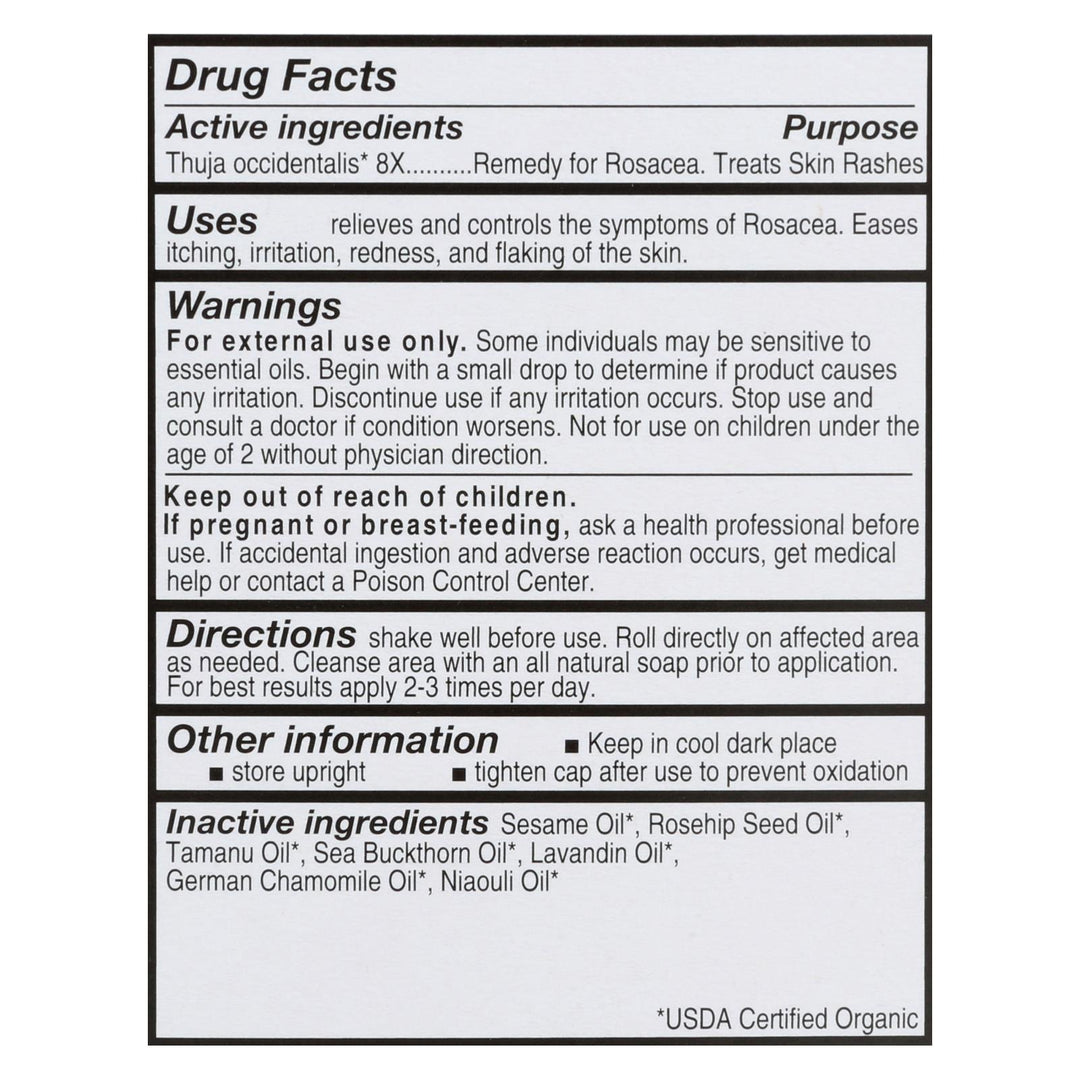 Forces Of Nature - Rosacea Control - 1 Each - 4 Ml - Maras Green