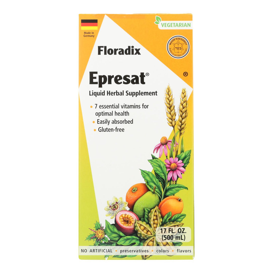 Floradix - Epresat Adlt Multivitamin - 1 Each 1-17 Fz - Maras Green