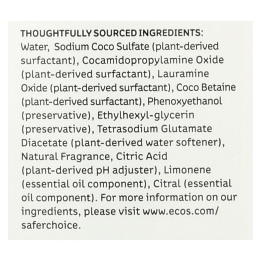 Earth Friendly Dish Mate Liquid Dish Soap - Bamboo Lemon - Case Of 6 - 25 Fl Oz. - Maras Green