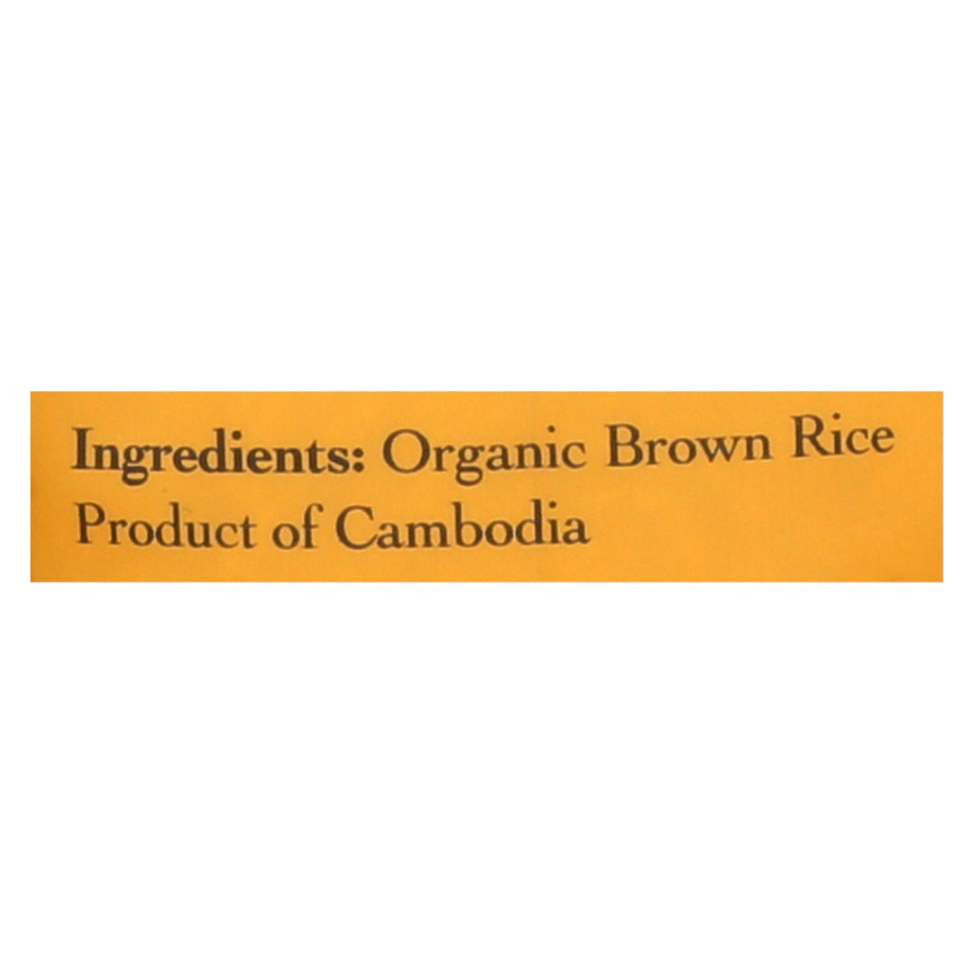 Lotus Foods Organic - Rice - Brown - Jasmine - Case Of 6 - 30 Oz - Maras Green