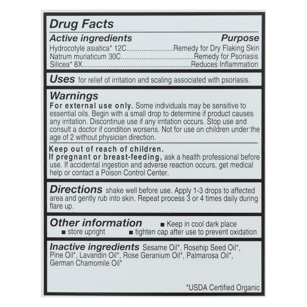 Forces Of Nature - Psoriasis Relief - 1 Each - 5 Ml - Maras Green