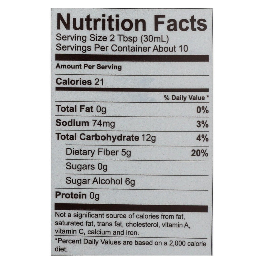 Lakanto Monk Fruit Sweetened Maple Flavored Syrup - Case Of 8 - 13 Fz - Maras Green