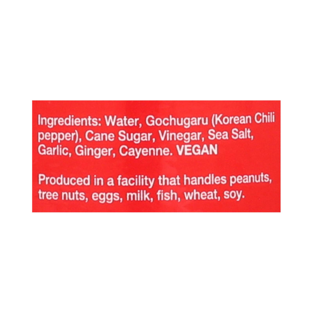 Seoul Kimchi Hot Sauce - Case Of 6 - 13.2 Oz - Maras Green