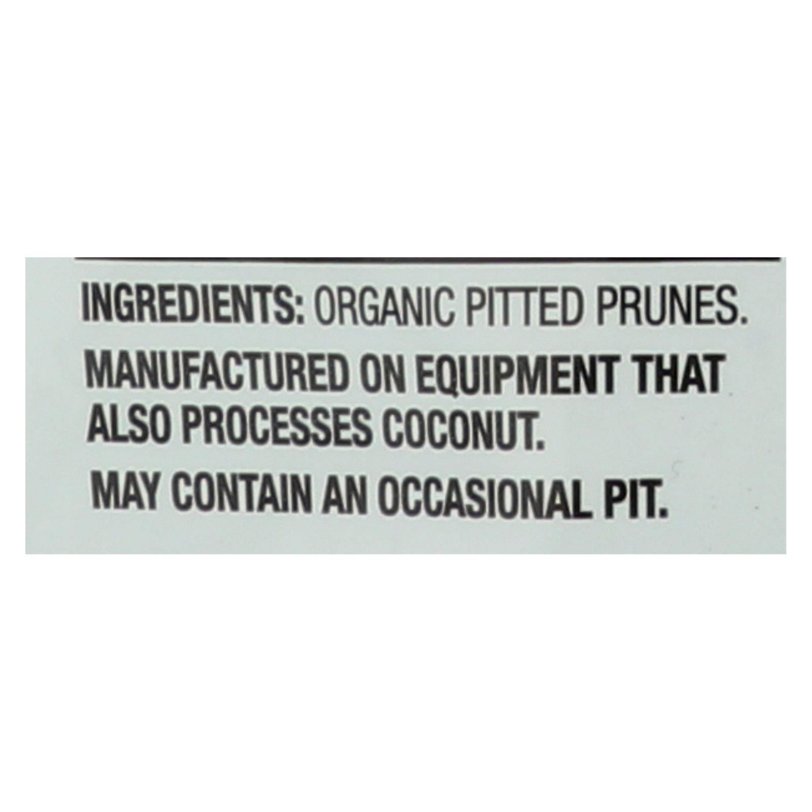 Made In Nature Plums Organic Dried Fruit - Case Of 6 - 6 Oz - Maras Green