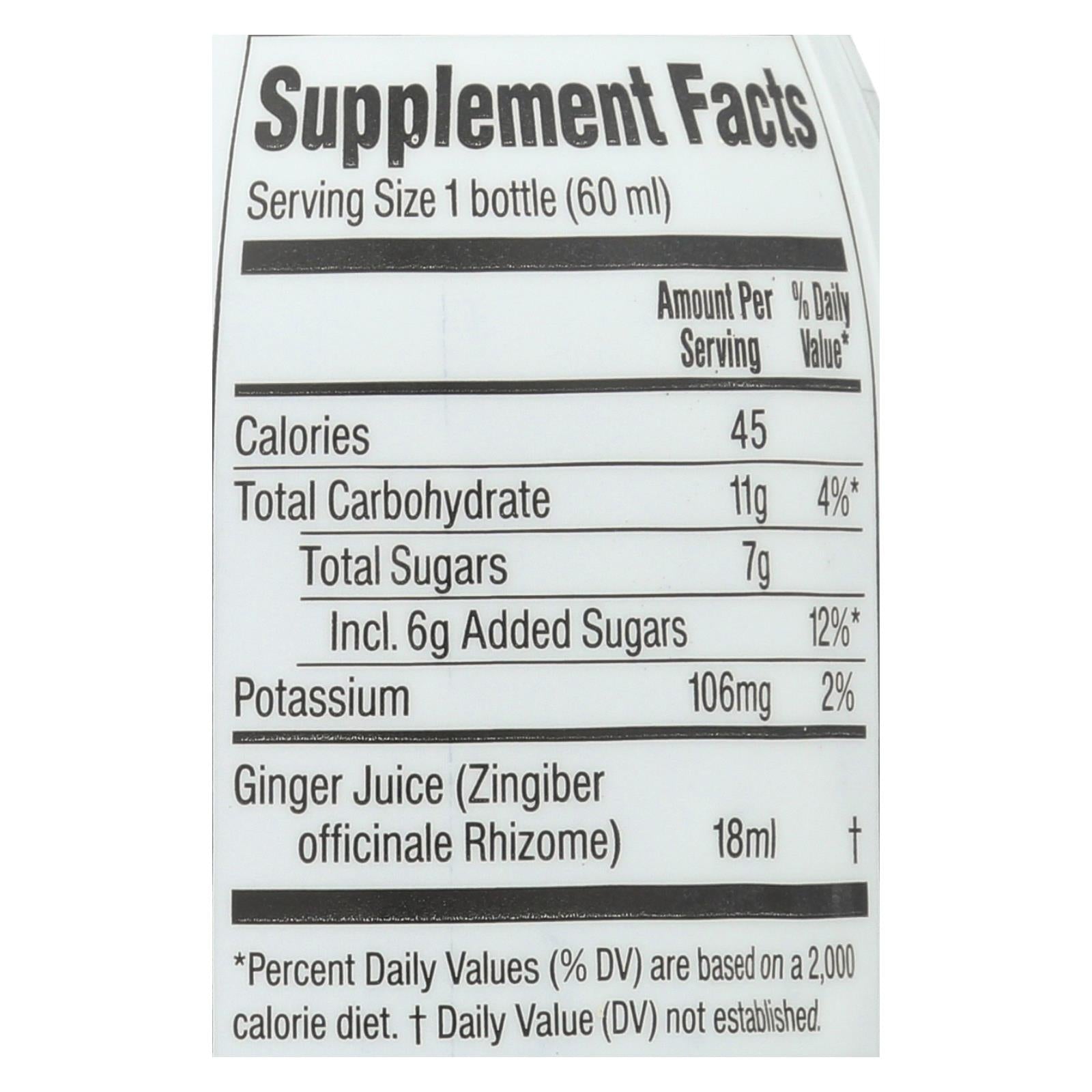 Ginger People - Ginger Shot Rescue Lemon Cynn - Case Of 12 - 2 Fz - Maras Green