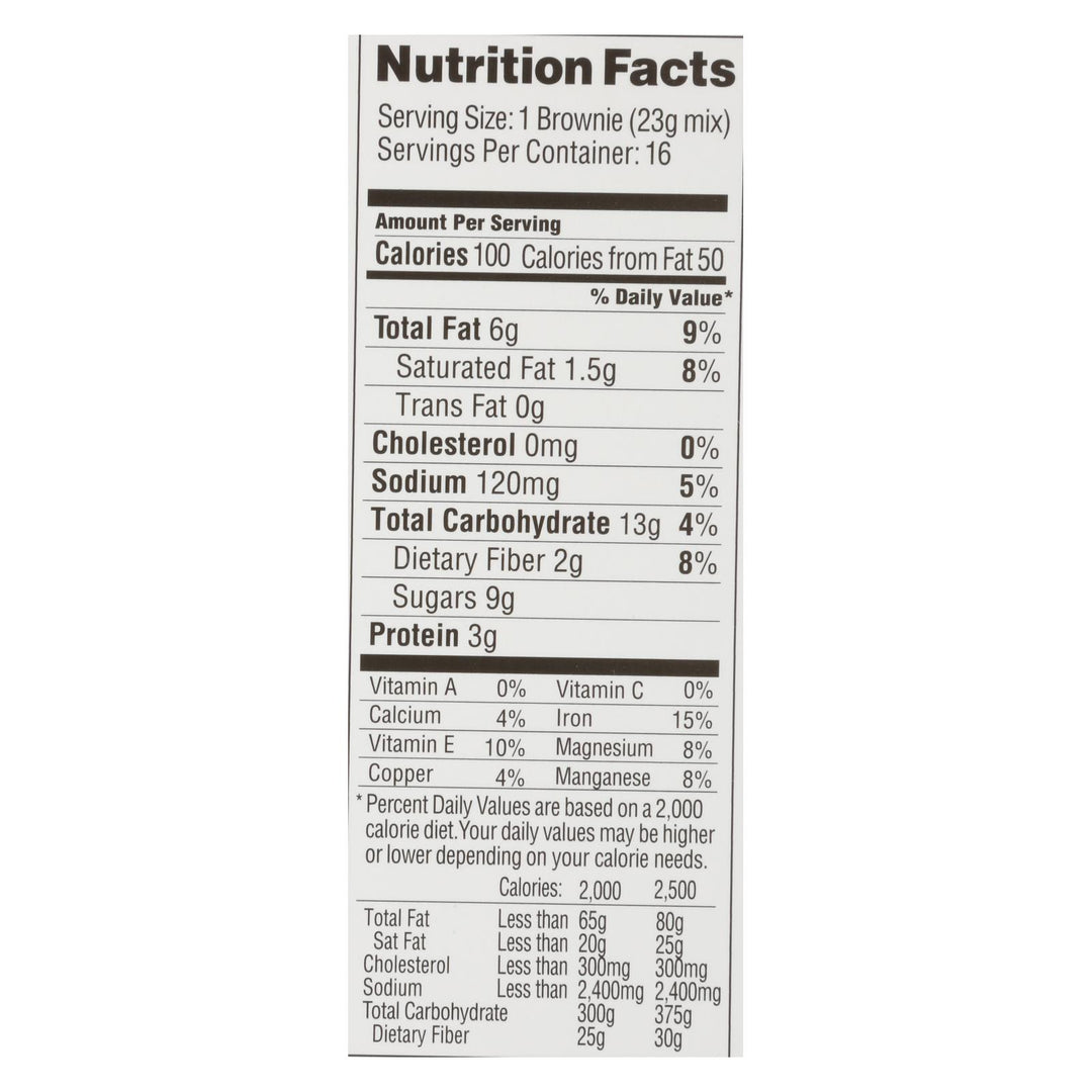 Simple Mills - Brownie Mix Almond Flour - Case Of 6 - 12.9 Oz - Maras Green