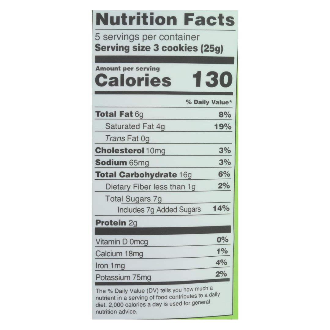 Michel Et Augustin - Cookie Chocolate Hazelnut 15 Sq - Case Of 6 - 4.4 Oz - Maras Green