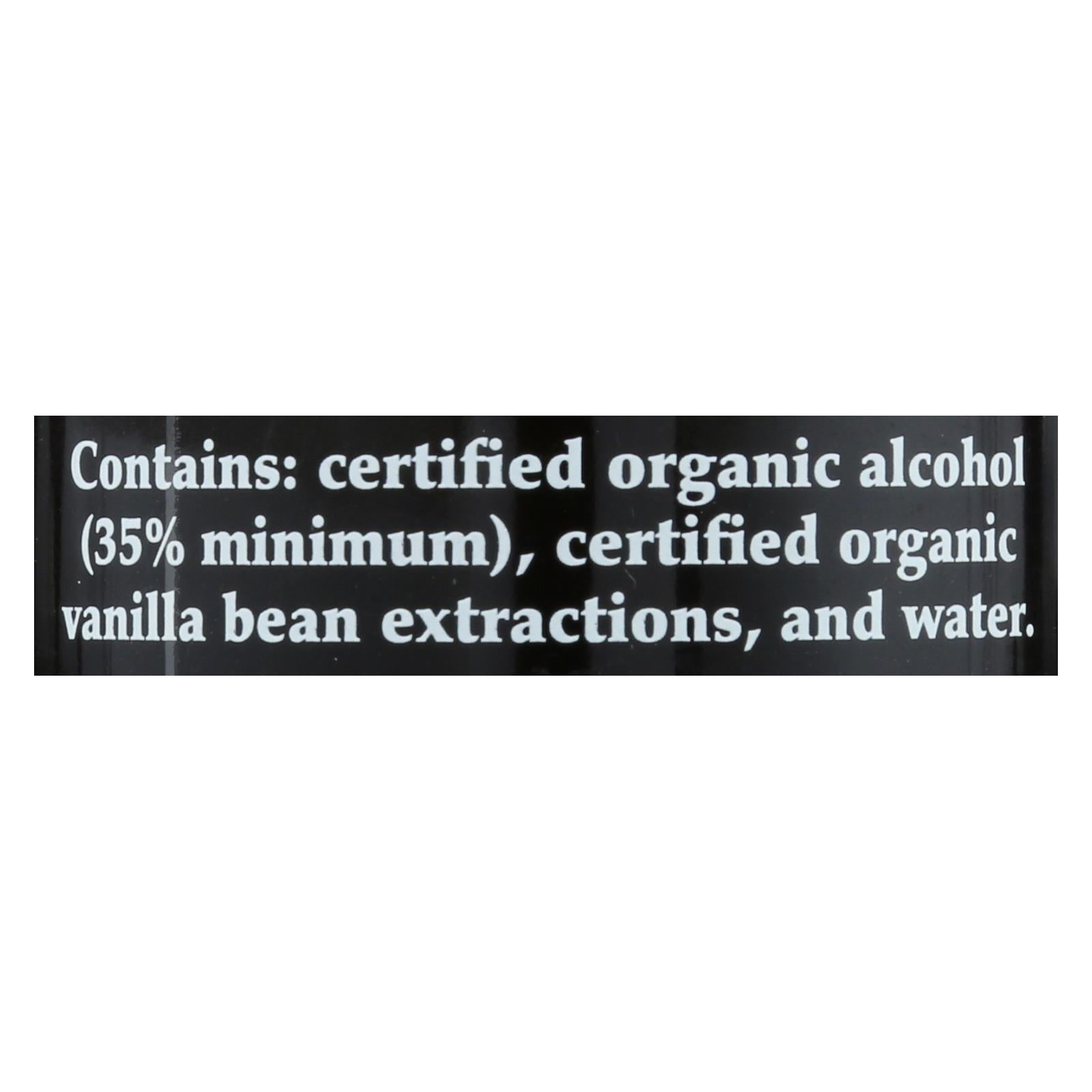 M&b Spices Organic Pure Vanilla Extract - Case Of 3 - 4 Oz - Maras Green