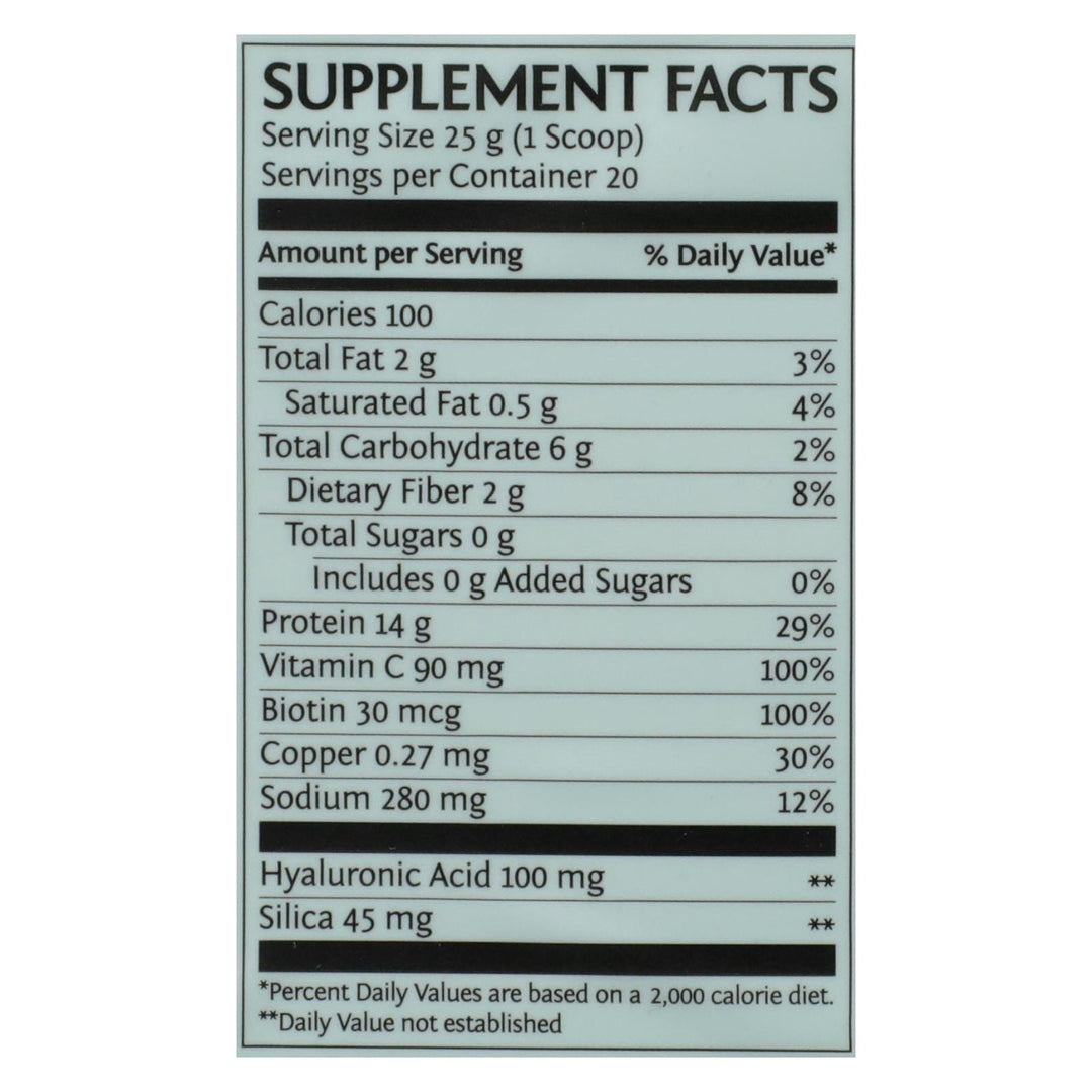 Sunwarrior - Collagen Chocolate - 1 Each - 17.6 Oz - Maras Green