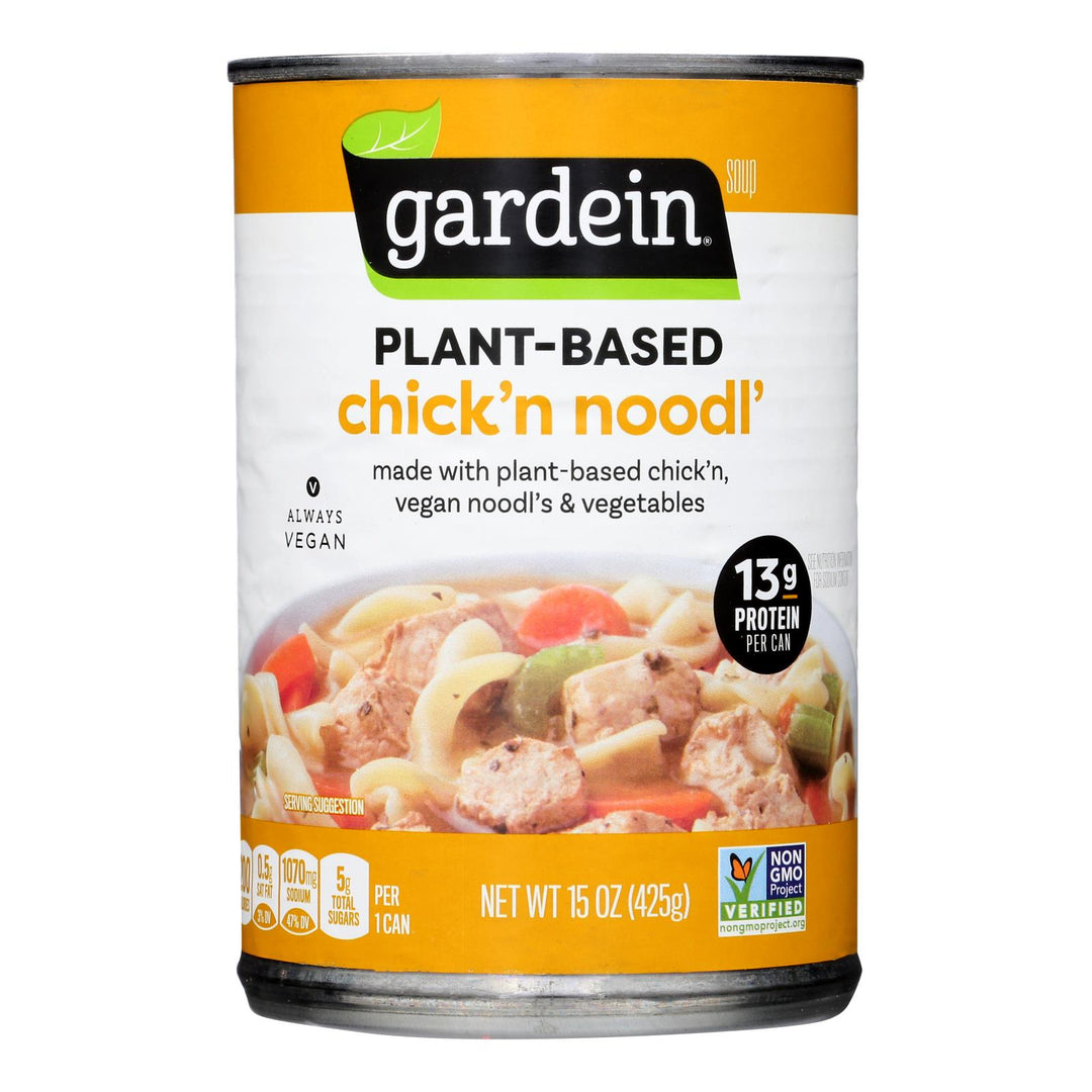 Gardein - Soup Chicken Noodle Plant-based - Case Of 12-15 Oz - Maras Green