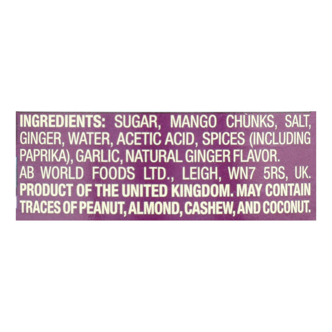 Pataks Chutney - Major Grey - Mild - 12 Oz - Case Of 6 - Maras Green