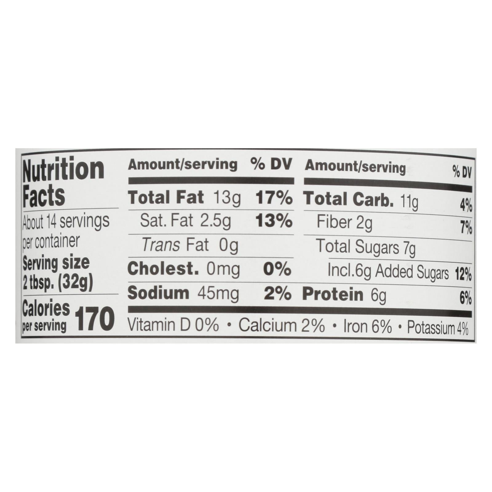 Peanut Butter And Co Peanut Butter - Dark Chocolate Dreams - Case Of 6 - 16 Oz. - Maras Green