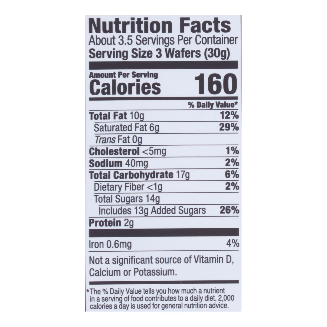 Little Secrets - Crispy Wafrs Milk Chocolate Sea Salt - Case Of 6 - 3.5 Oz - Maras Green