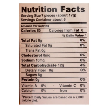 The Ginger People Gin Gins Ginger Spice Drops - Case Of 12 - 3.5 Oz - Maras Green