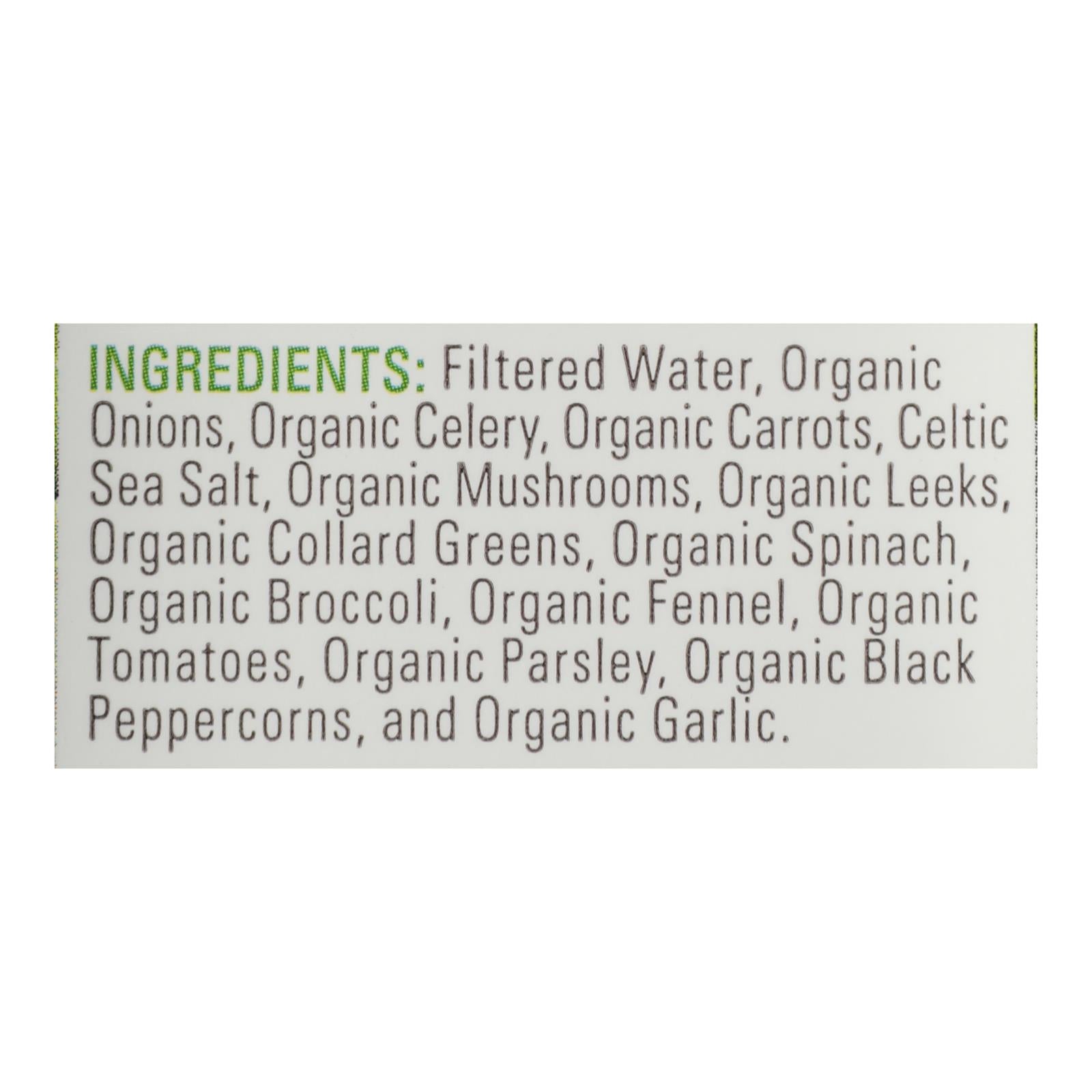 Bonafide Provisions - Broth Vegetable - Case Of 6 - 32 Oz - Maras Green