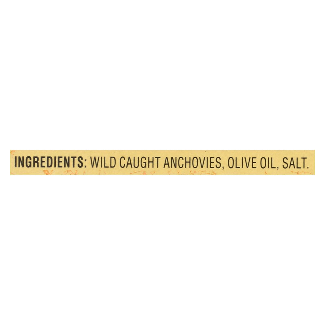 Reese Anchovies - Flat Fillets - In Pure Olive Oil - 2 Oz - Case Of 10 - Maras Green