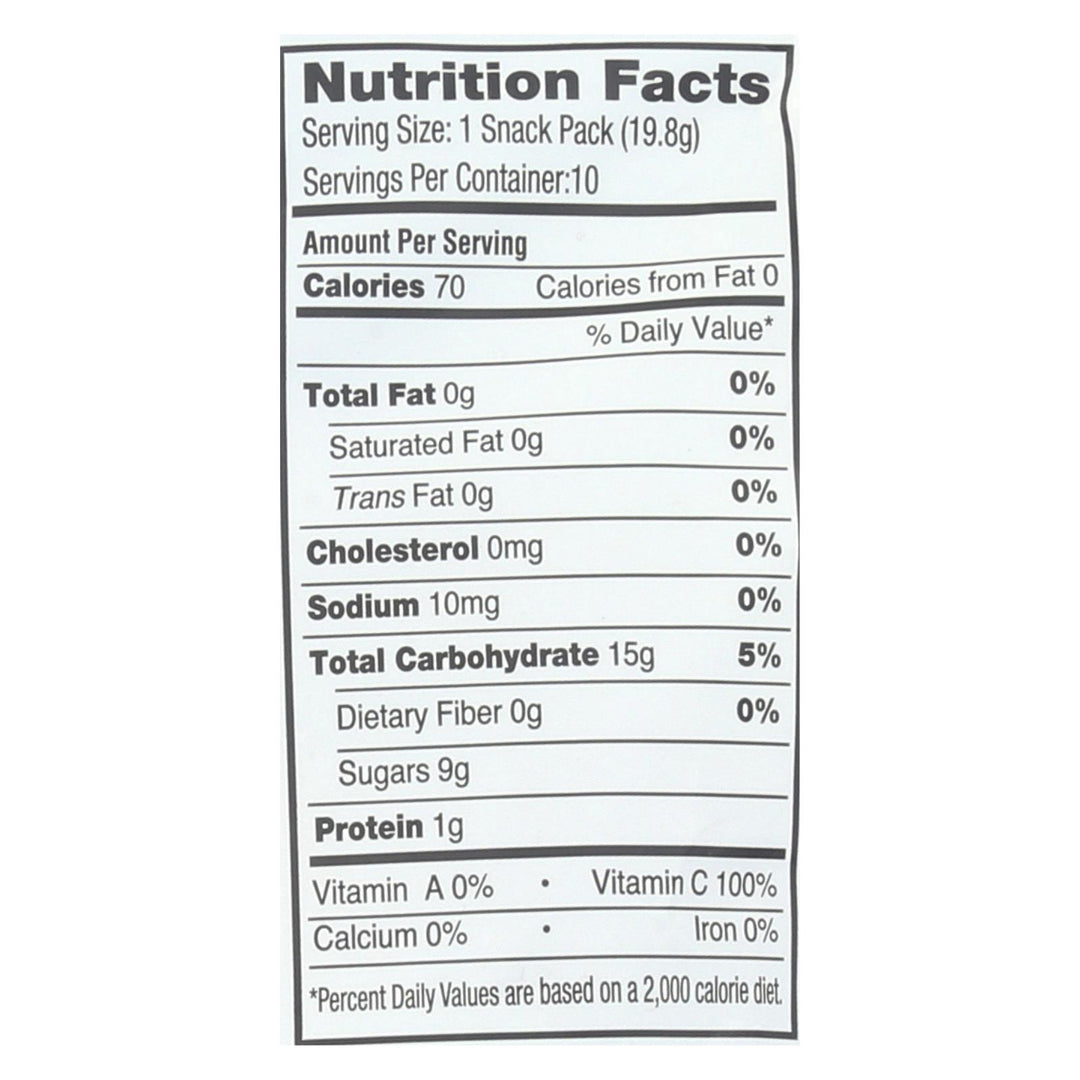 Yummy Earth Organics Gummy Bears - Organic - Snack Pack - .7 Oz - 10 Count - Case Of 12 - Maras Green