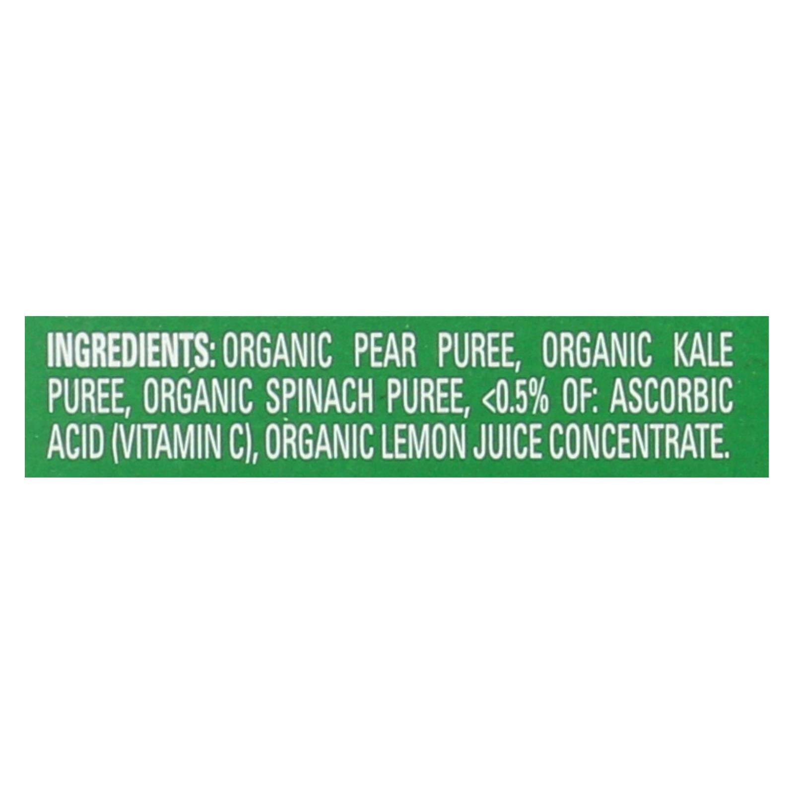 Happy Baby Happy Baby Clearly Crafted - Apples Kale And Avocados - Case Of 16 - 4 Oz. - Maras Green