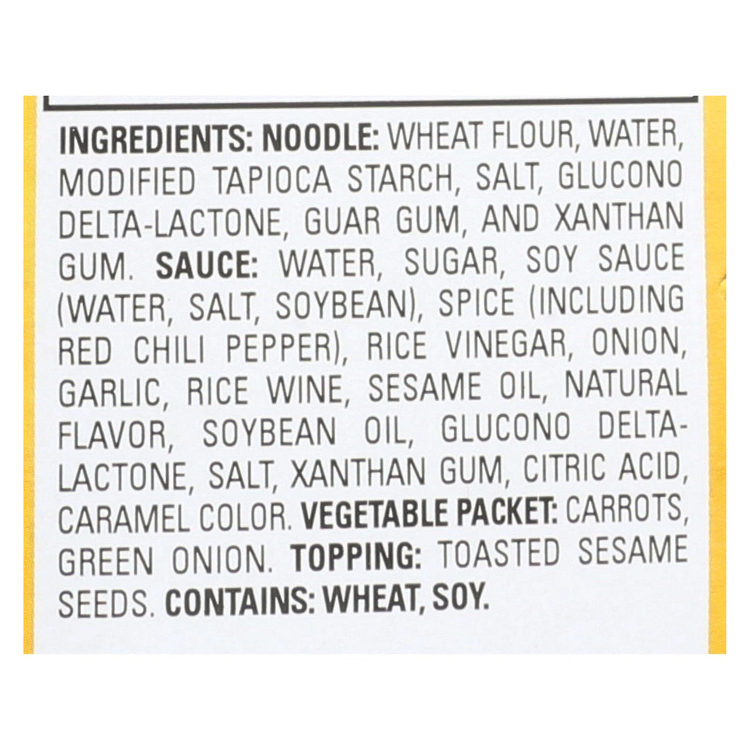 Simply Asia Sesame Teriyaki Noodle Bowl - Case Of 6 - 8.5 Oz. - Maras Green