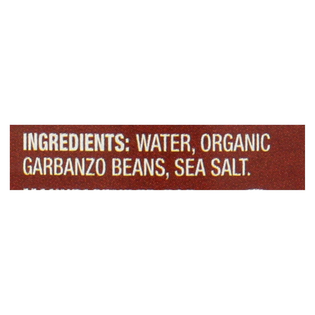Westbrae Foods Organic Garbanzo Beans - Case Of 12 - 15 Oz. - Maras Green