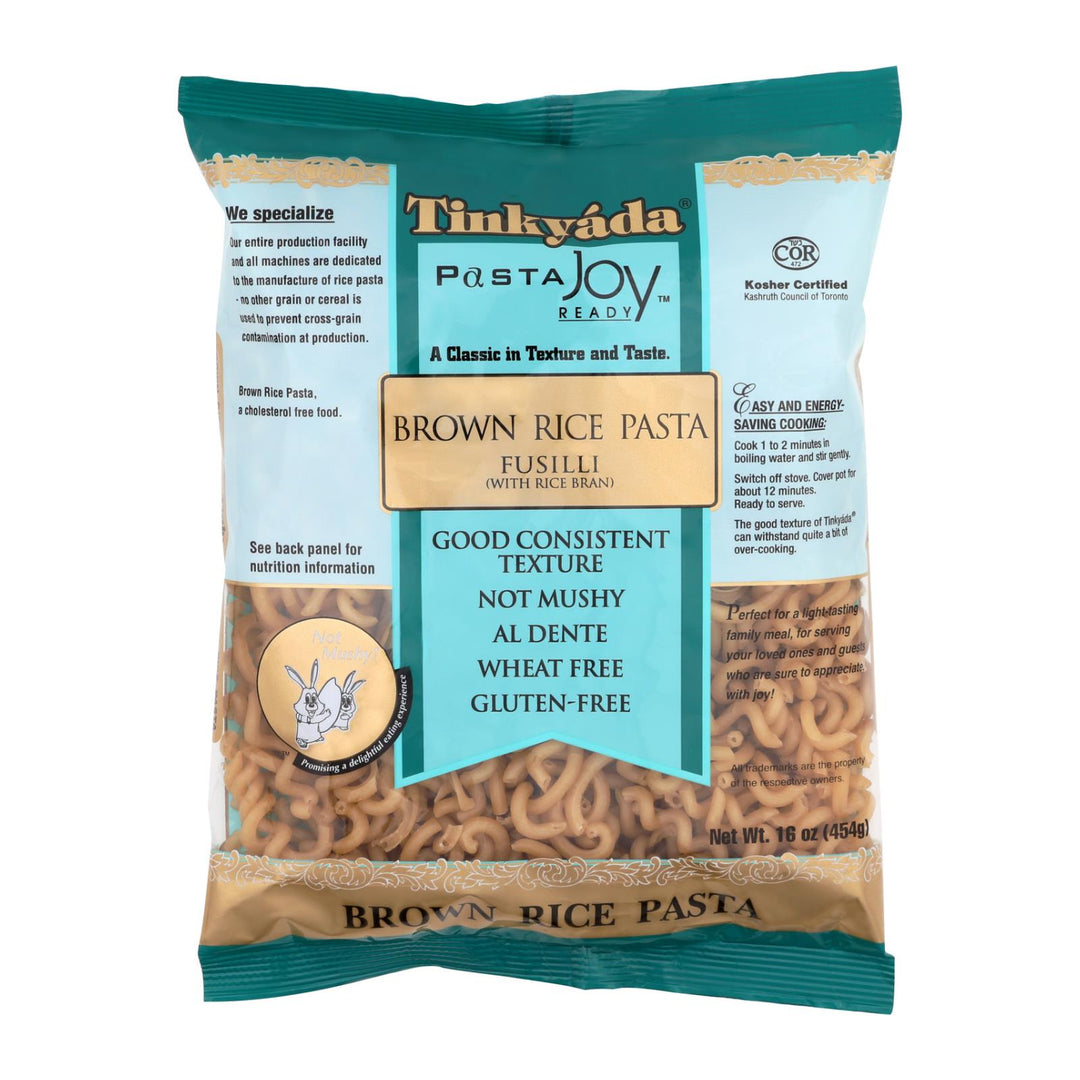 Tinkyada Brown Rice Pasta - Fusilli - Case Of 12 - 16 Oz - Maras Green