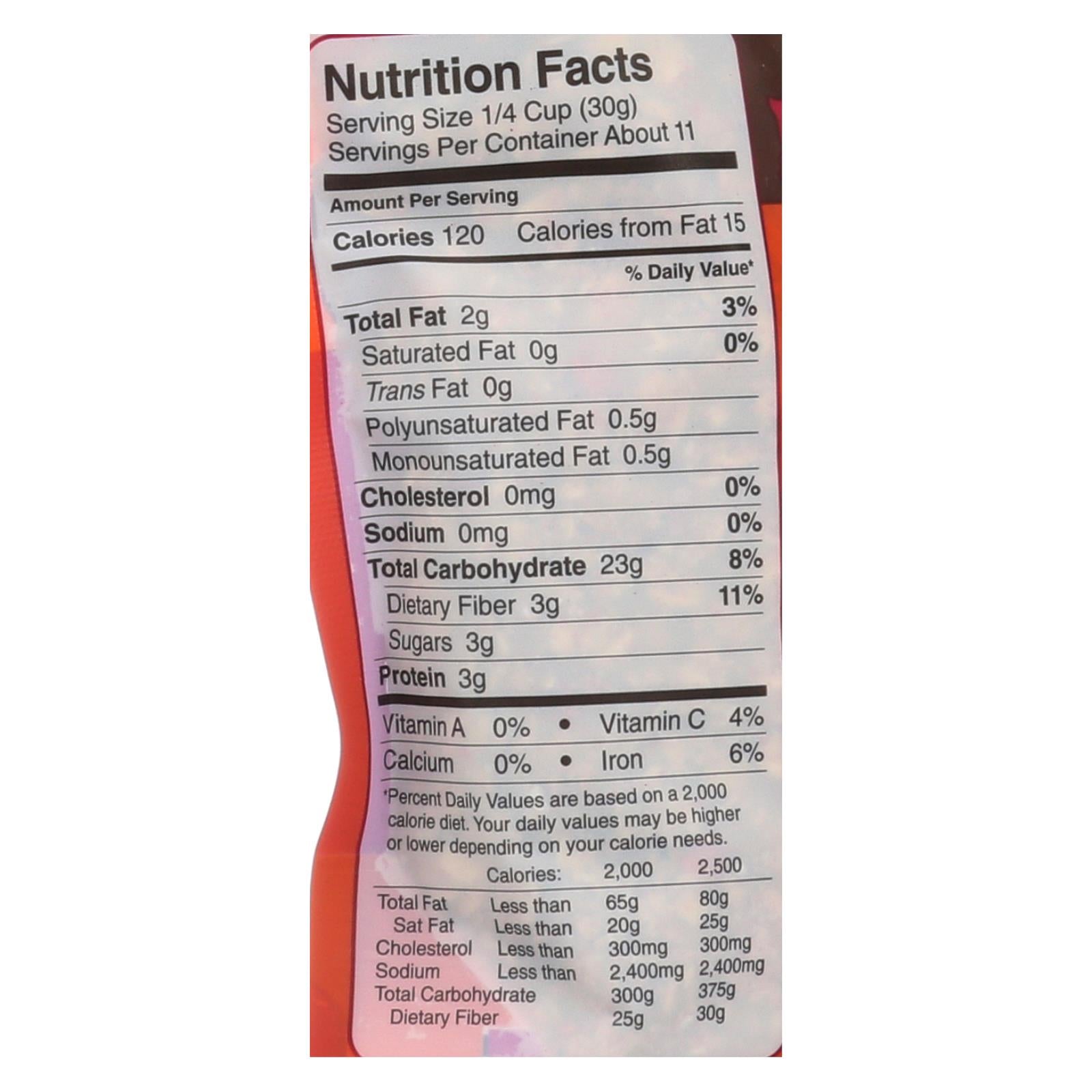 Bear Naked Granola - Triple Berry Fit - Case Of 6 - 12 Oz. - Maras Green