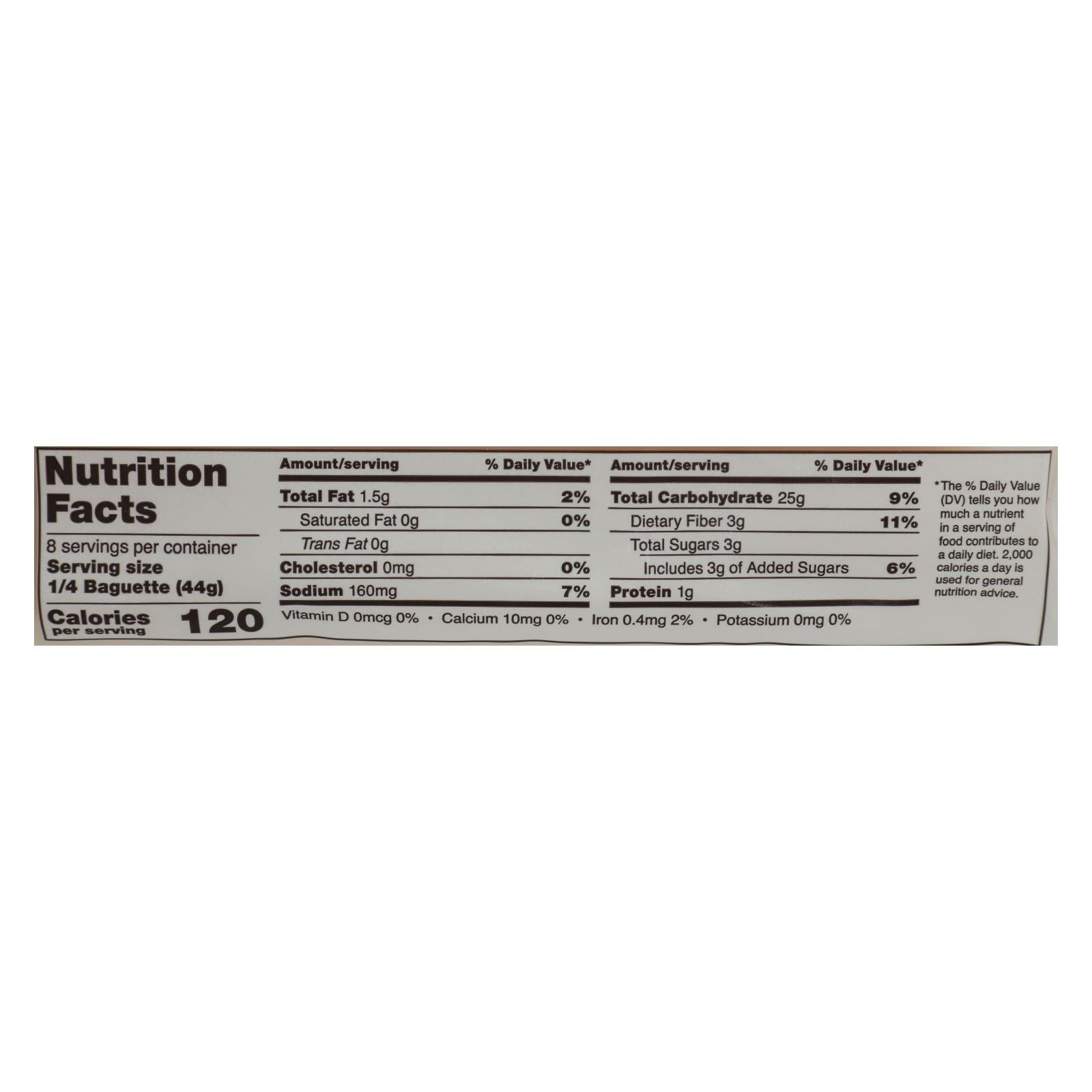 Schar Baguettes Gluten Free - Case Of 6 - 12.3 Oz. - Maras Green