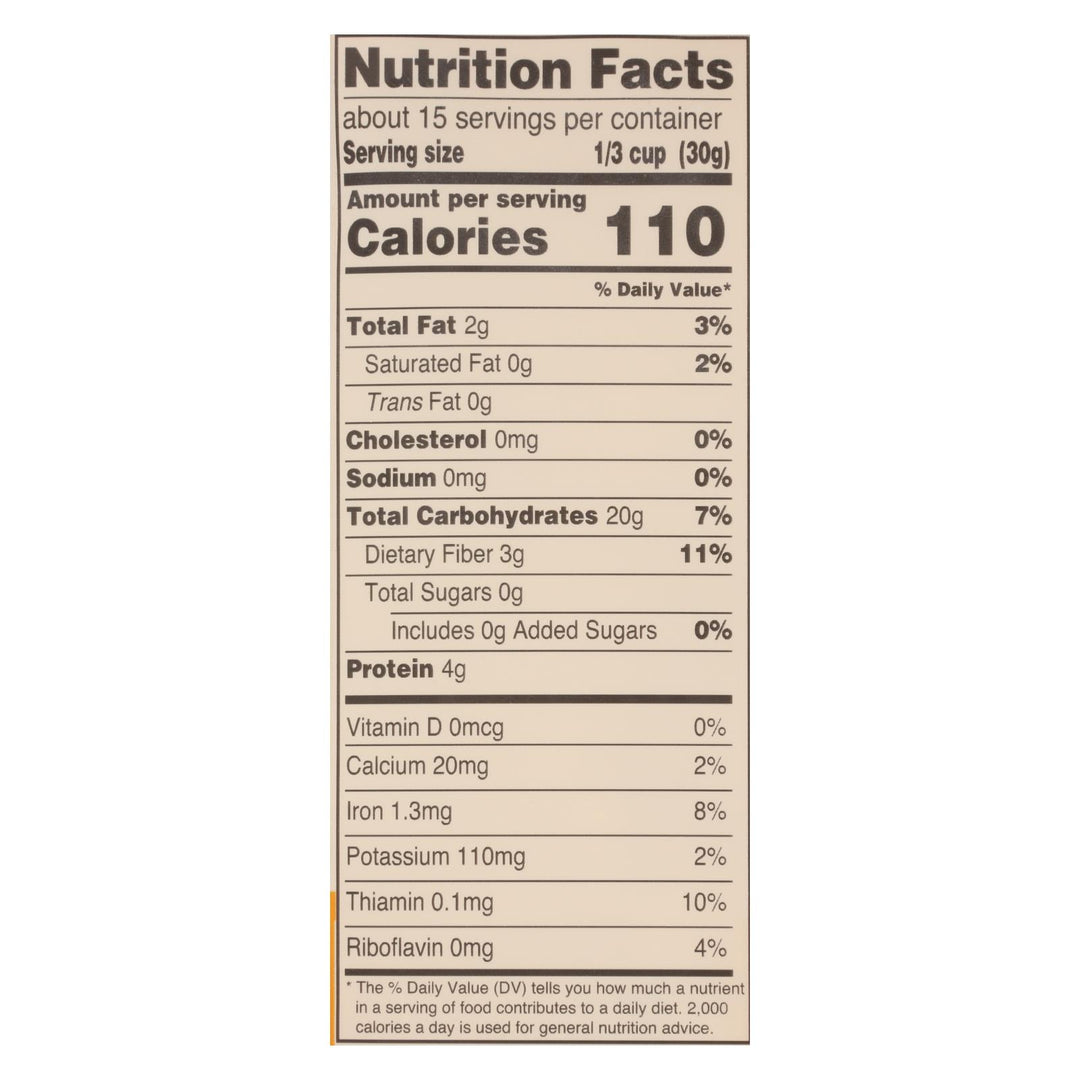 Arrowhead Mills - Organic Oat Flour - Case Of 6 - 16 Oz. - Maras Green