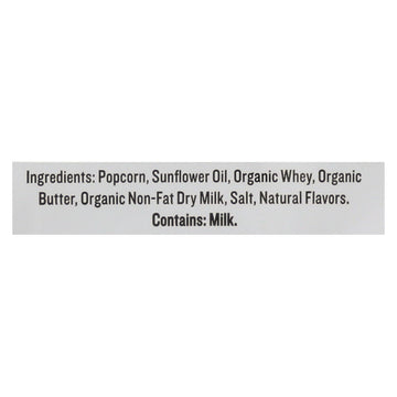 Skinnypop Popcorn Popcorn - Real Butter - Case Of 12 - 4.4 Oz - Maras Green