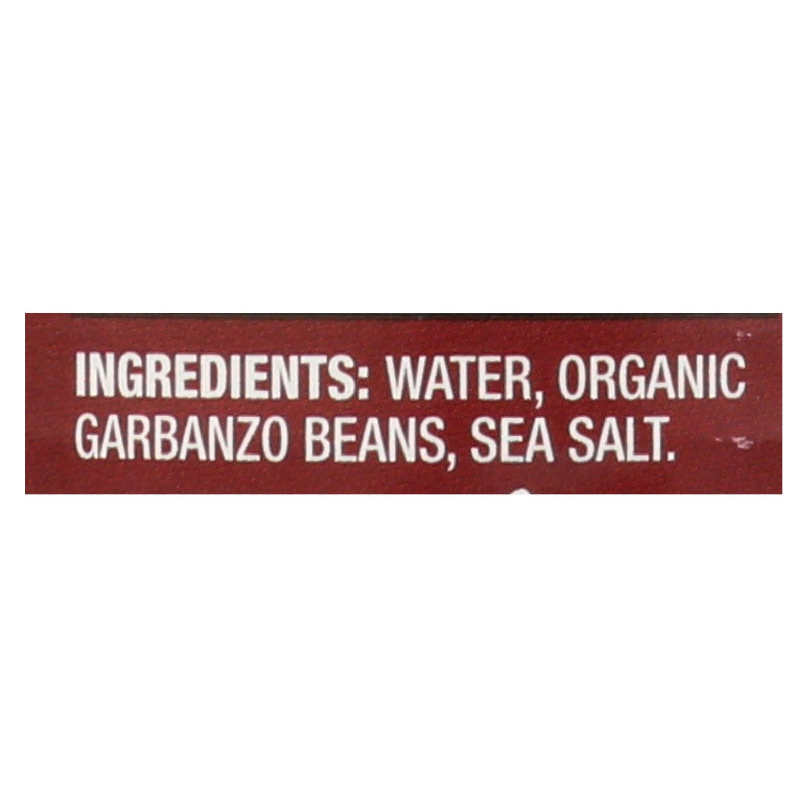 Westbrae Foods Organic Garbanzo Beans - Case Of 12 - 25 Oz. - Maras Green