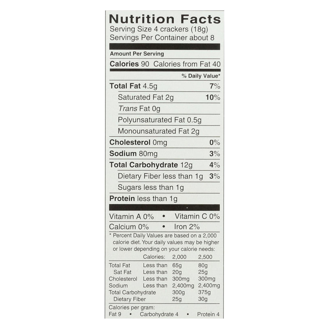 Breton/dare - Crackers - Original With Flax - Case Of 6 - 4.76 Oz. - Maras Green