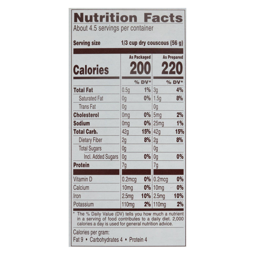 Near East Couscous Mix - Case Of 12 - 10 Oz. - Maras Green