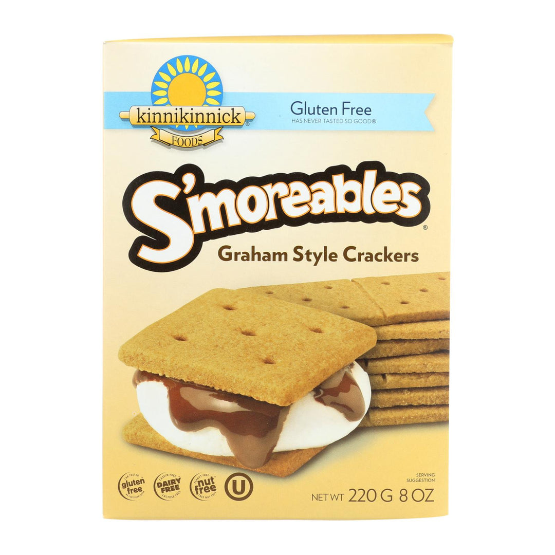 Kinnikinnick Graham Style Crackers - Case Of 6 - 8 Oz. - Maras Green