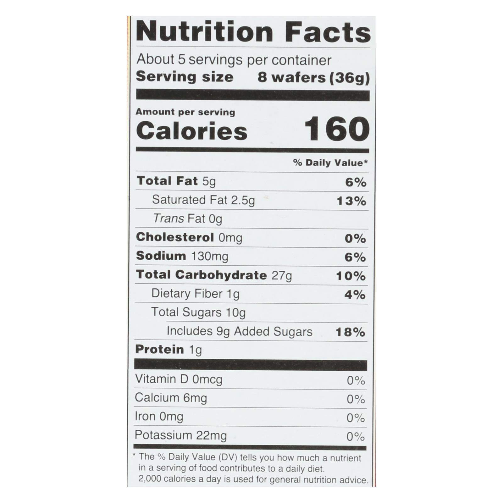 Kinnikinnick Vanilla Wafer - Case Of 6 - 6.3 Oz. - Maras Green