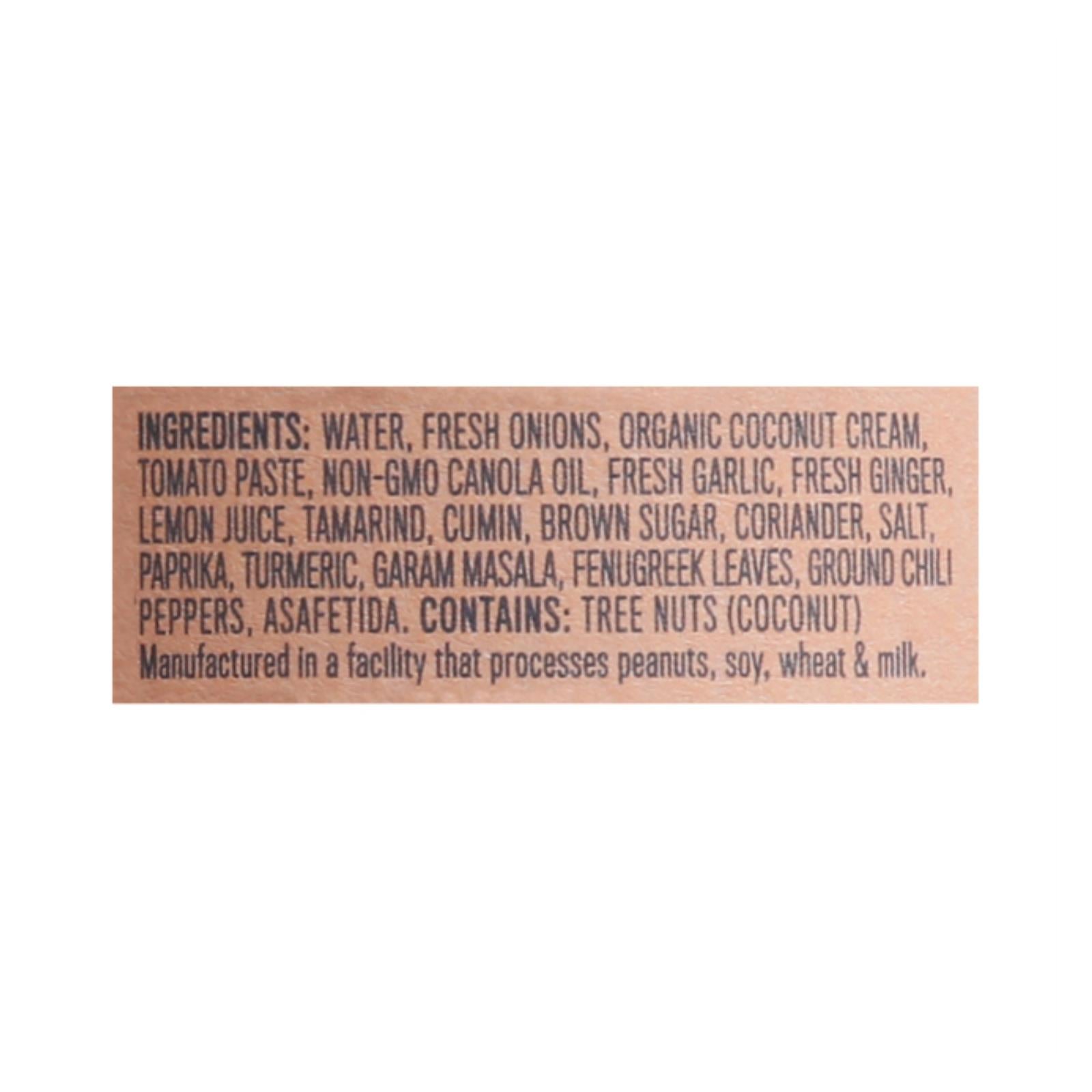 Brooklyn Delhi - Tikka Masala Simmer Sauce - Case Of 6 - 12 Oz - Maras Green